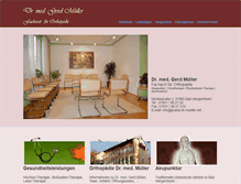 Tablet Screenshot of ortho-dr-mueller.de
